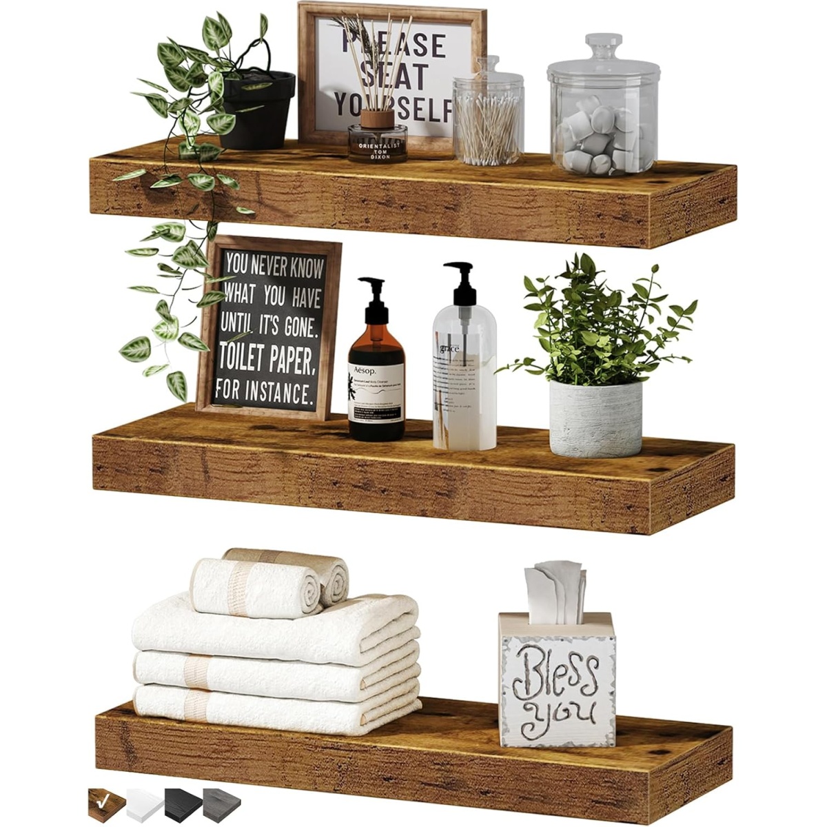 QEEIG Floating Shelves for Wall FS015