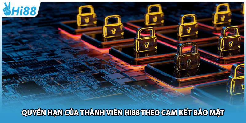 Quyền hạn của thành viên Hi88 theo cam kết bảo mật